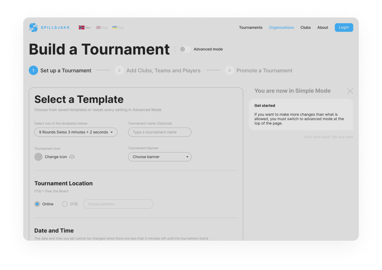 build tournament
